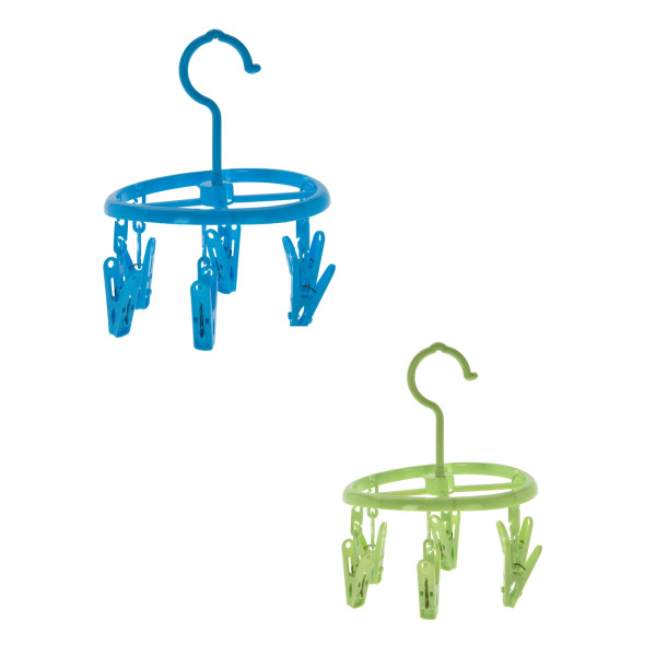 WÄSCHETROCKNER 6 KLAMMERN 2ASS