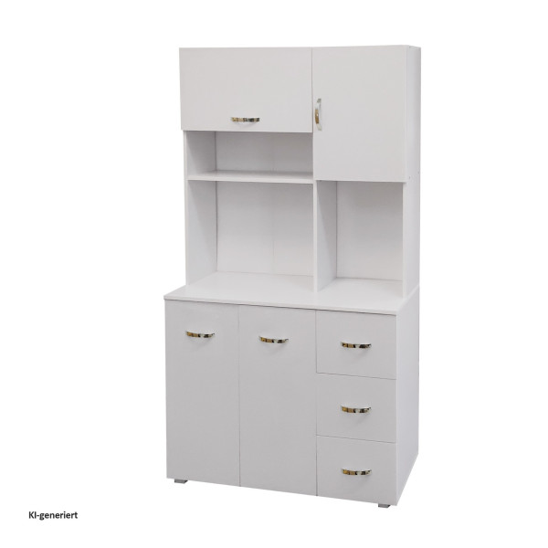 Küchenschrank Blanca Weiß