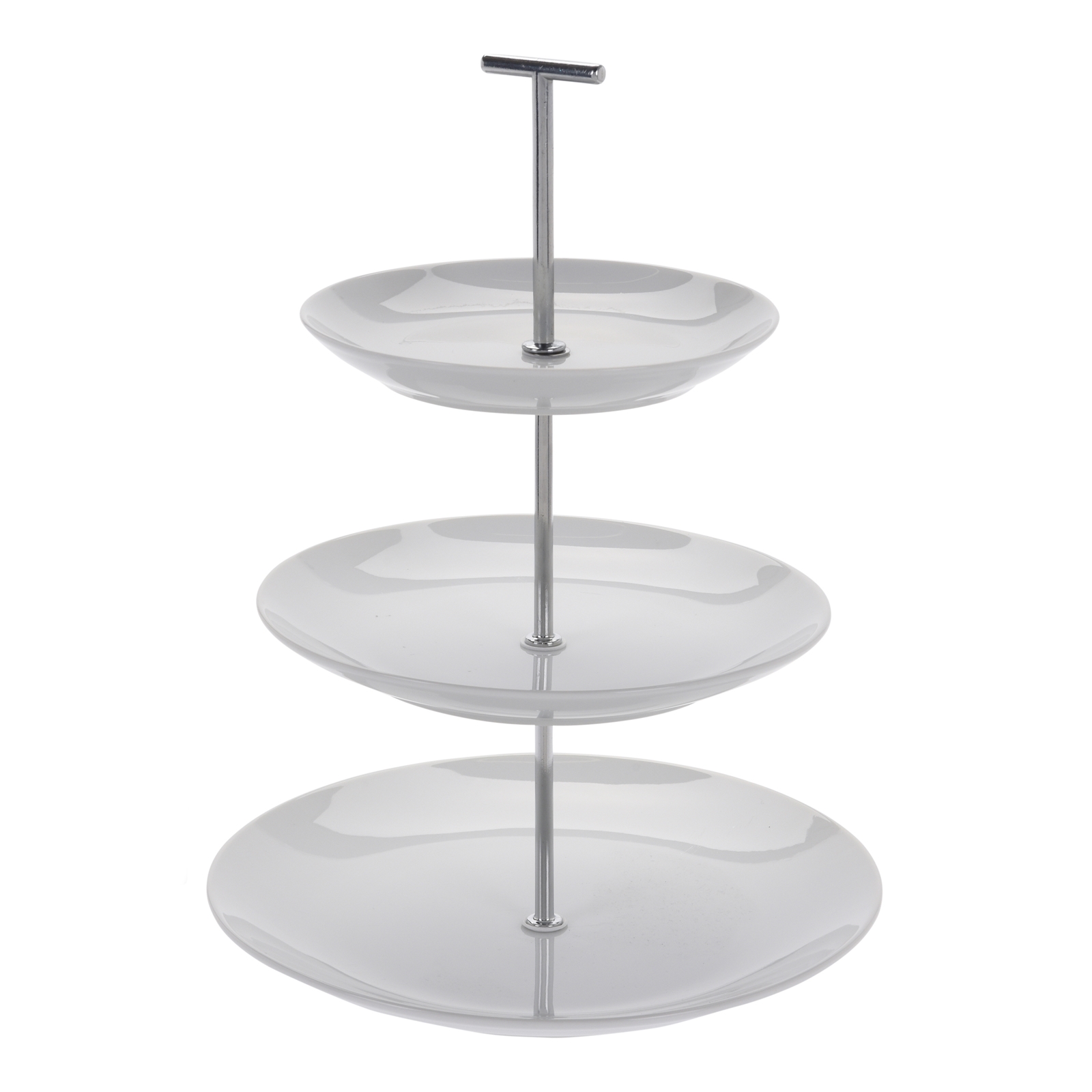 Neuetischkultur mit 3 | Porzellan Teller Stufen Etageren aus Neuetischkultur | Etagere | Tisch Gedeckter Platten | 
