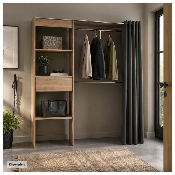 Offene Garderobe Thekla artisaneiche