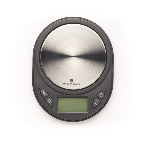 Kompakte Küchenwaage 750g schwarz, incl. Batterie