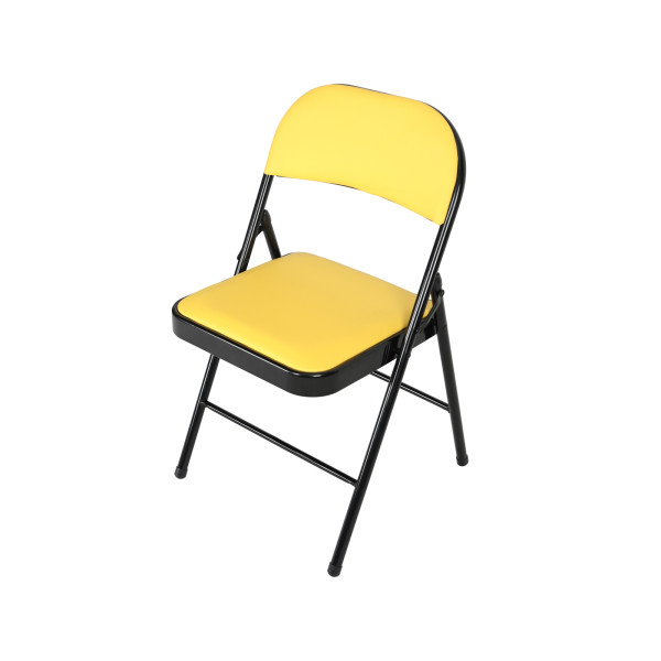 Klappstuhl Wedigo PVC Gelb Schwarz