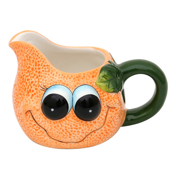 Dolomite Milchkanne "Funny-Fruits Orange" 14 x 11