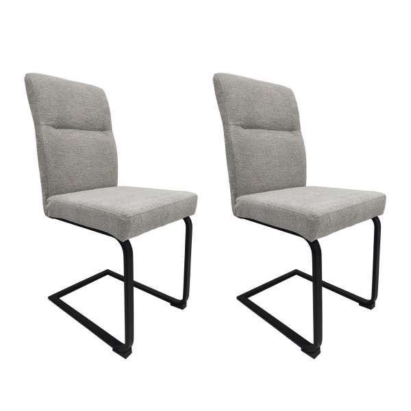 Schwingstuhl Liron 2er Grau