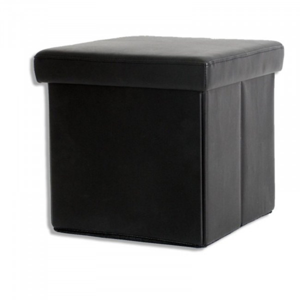 HTI-Living Cube Black Sitzhocker