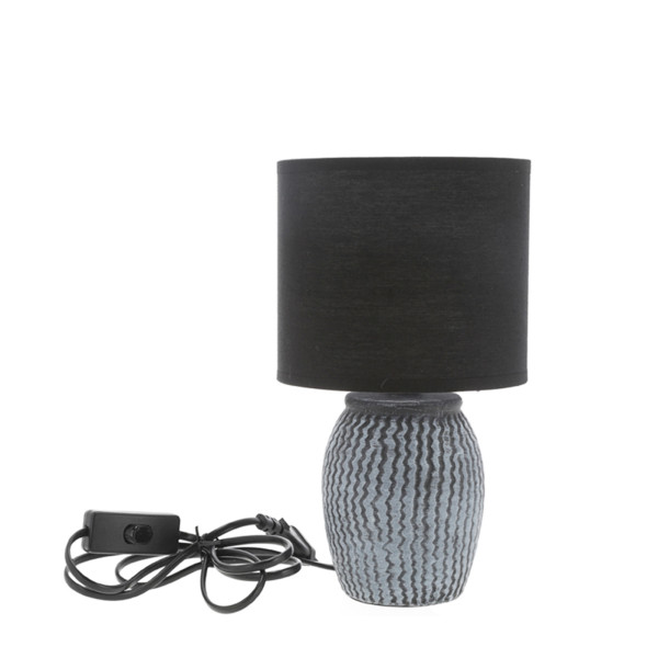 Tischleuchte, New York, schwarz, ca. 26cmH