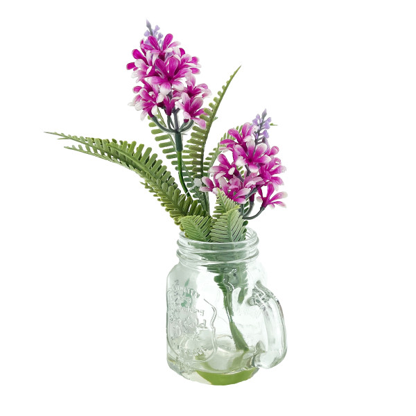 Hyazinthen im Glas, Kunstblume