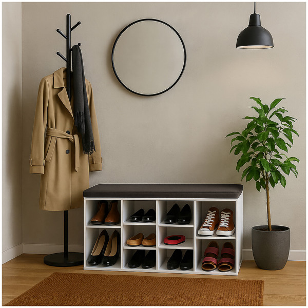 Schuhbank Katja1 L Weiß