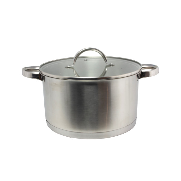 Kochtopf 24cm Edelstahl m/Deckel gls