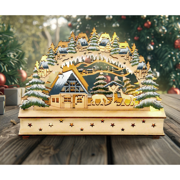 Schwibbogen Futterkrippe