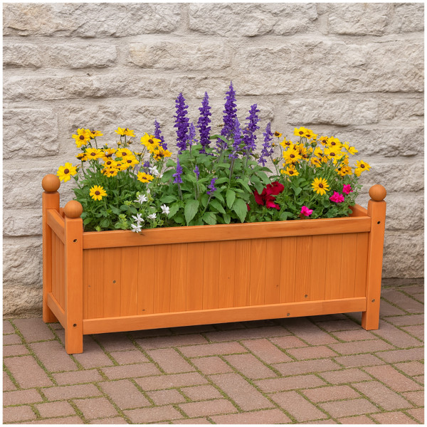 Pflanztrog Pflanzkübel Heidi 4 XL Braun