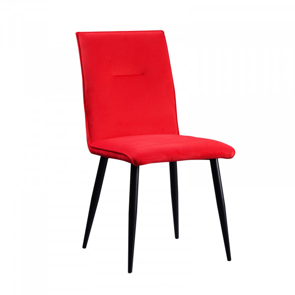 HTI-Living Salinas Velvet Rot Stuhl