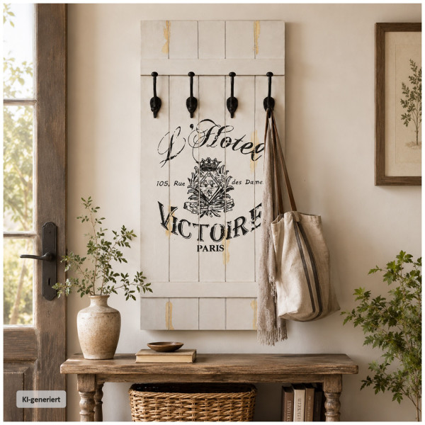 Garderobe Victoire grau