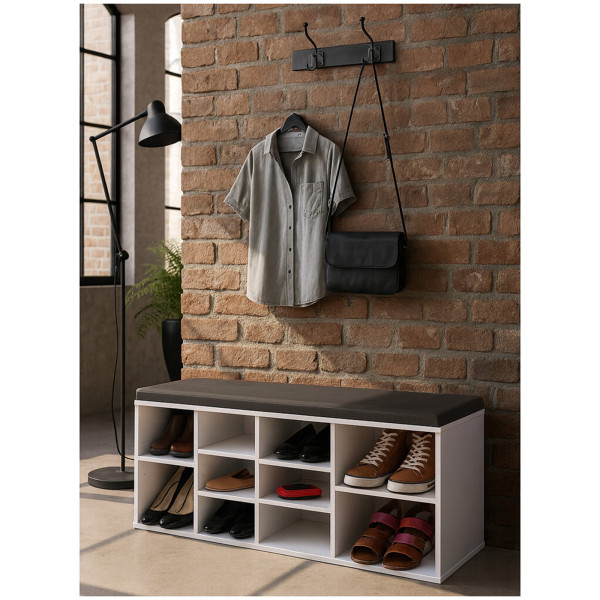 Schuhbank Katja1 L weiß