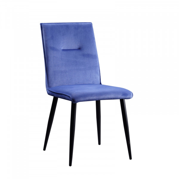 HTI-Living Salinas Velvet Blau Stuhl