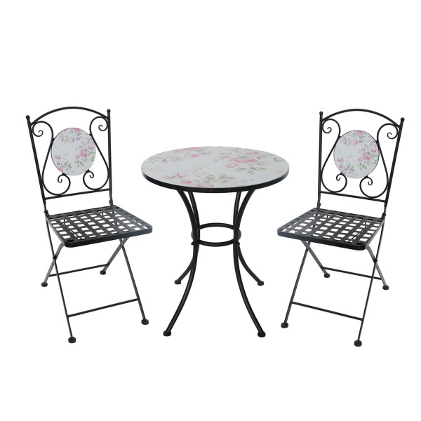 HTI-Living Celia Rosen Tisch und 2 Stühle
