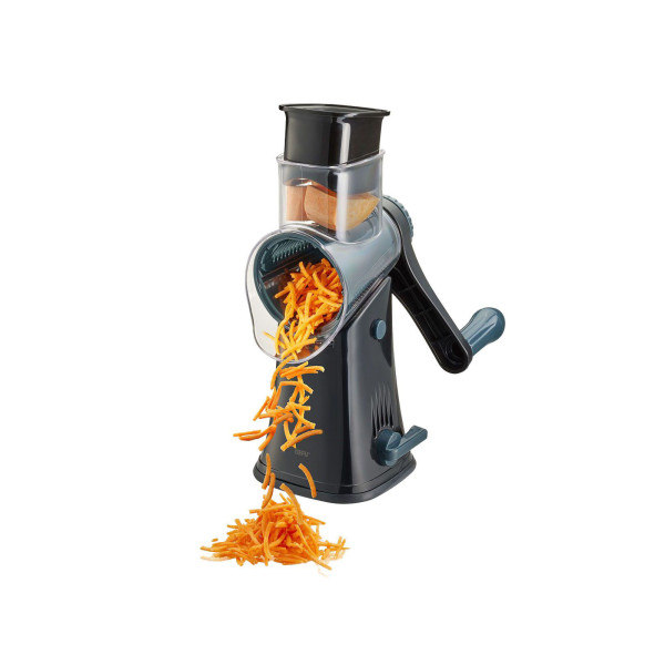 GEFU Multireibe für Gemüse, Obst, Käse und mehr Trommelreibe CLICK