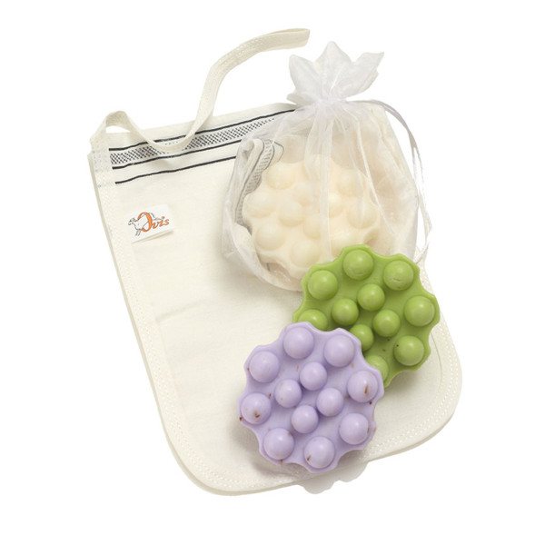 Set Massageseife+Peelinghandschuh im Organzabeute