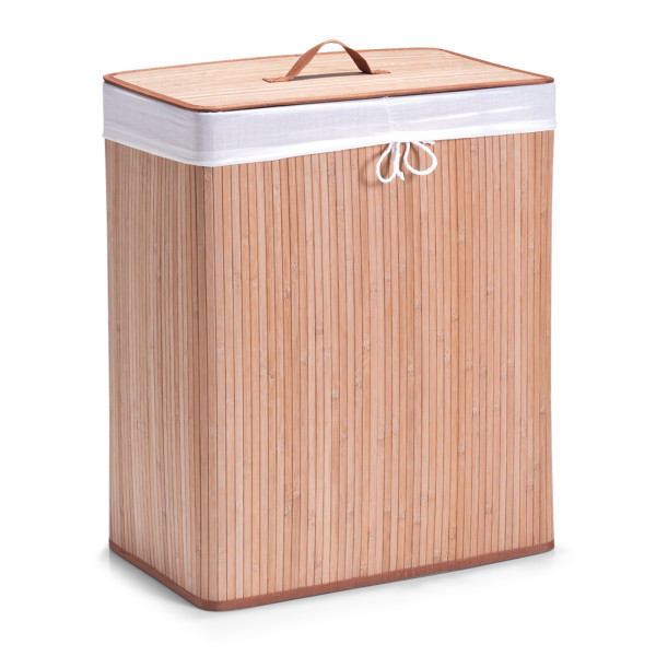 Wäschesammler, 2-fach, Bambus