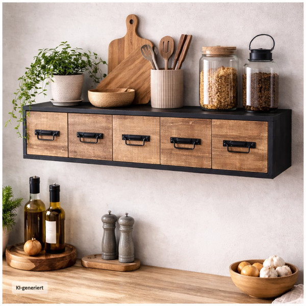 Wandboard Ingrid braun Sperrholz