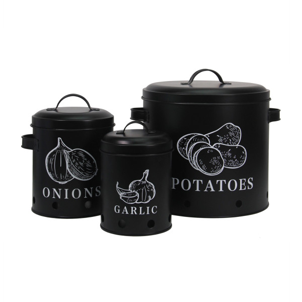 Vorratsdosenset Sieglinde Schwarz