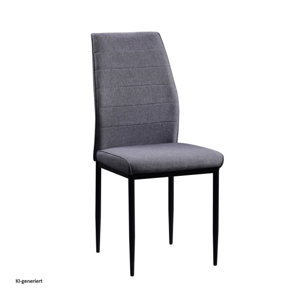Stuhl Madison Webstoff Grau