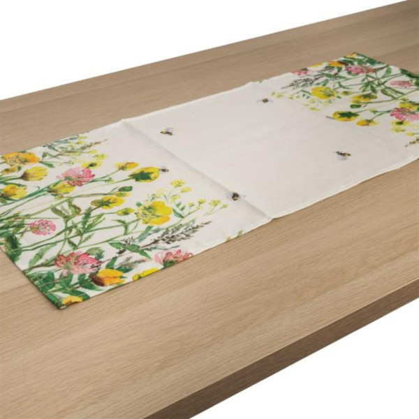 HTI-Living Blumenwiese Tischläufer 40 x 90 cm