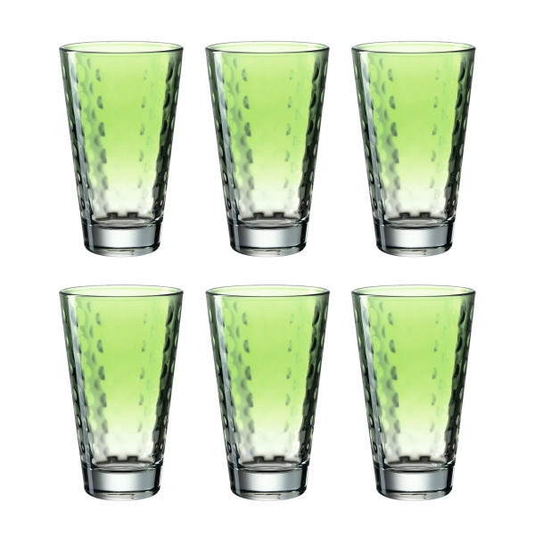 LD Becher Pastell h.grün Optic 6er Set 300ml