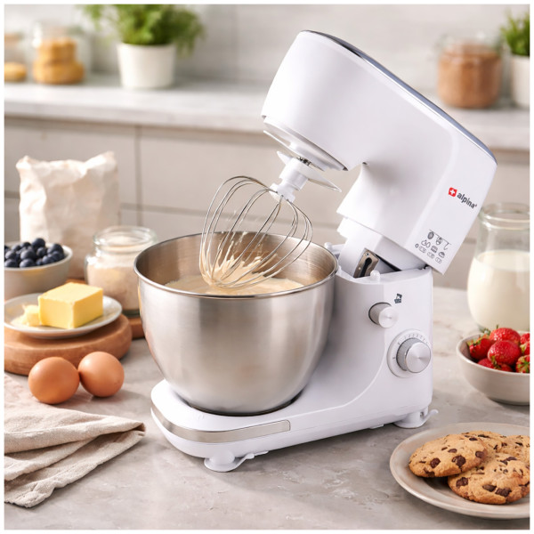 Küchenmaschine 5L weiß Alpina 800W