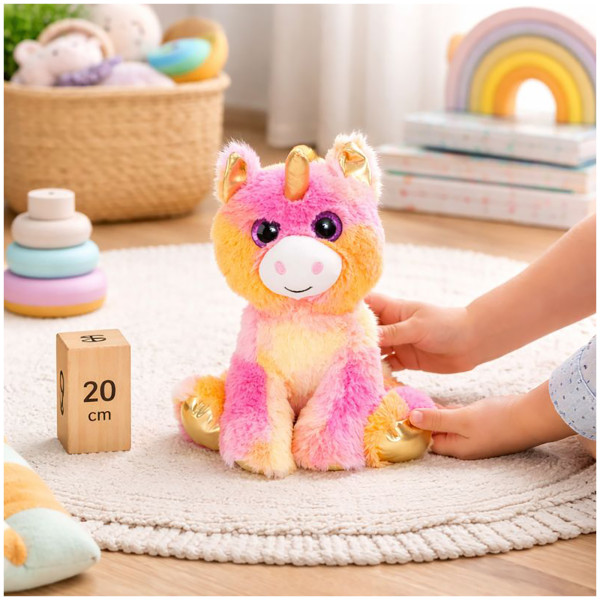 Stofftier Grafix 28 cm Einhorn