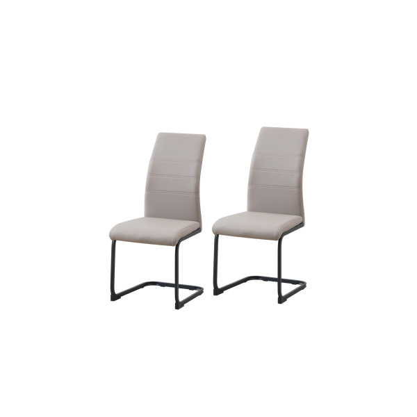 Schwingstuhl SallyP PU Cappuccino 2er-Set