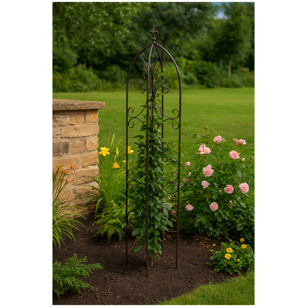 Rankhilfe Swirl Schwarz