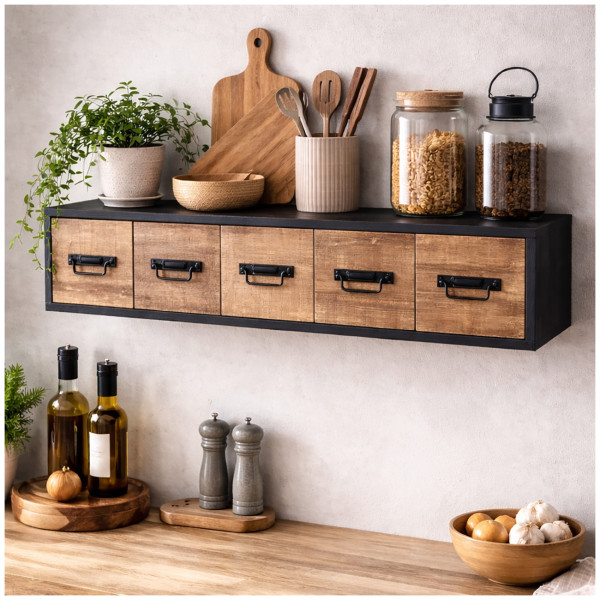 Wandboard Ingrid braun Sperrholz