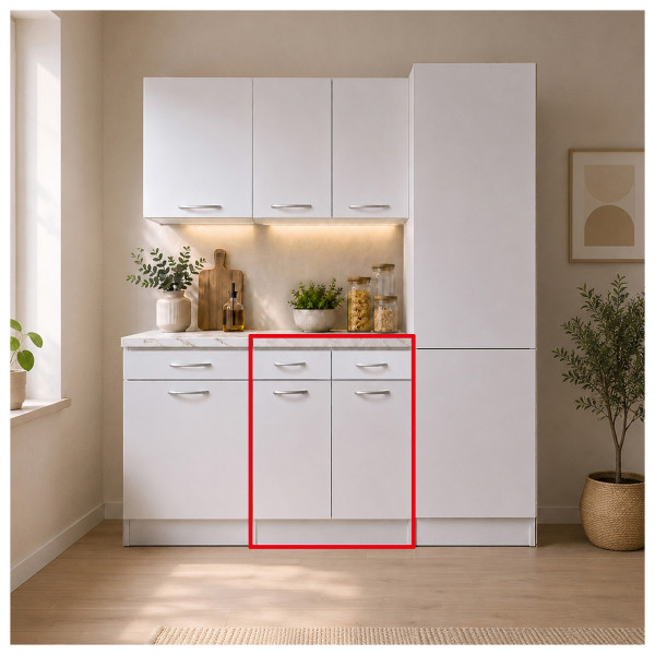 Unterschrank mit 2 Schubladen Jenna 60 cm