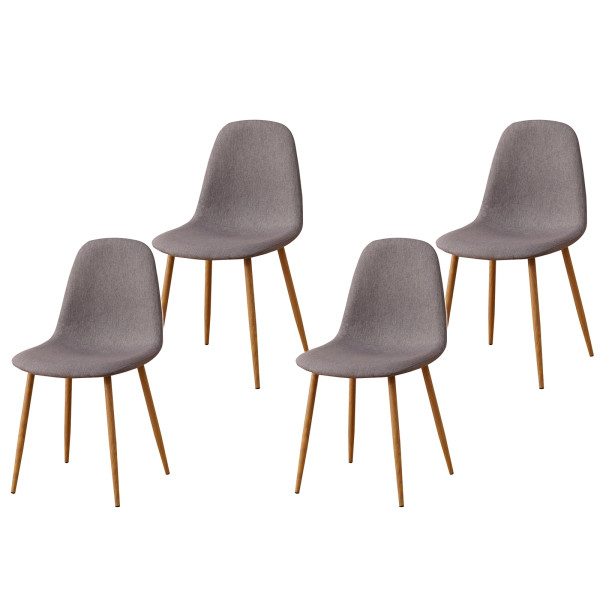 Stuhl SavannahW 4er Grau