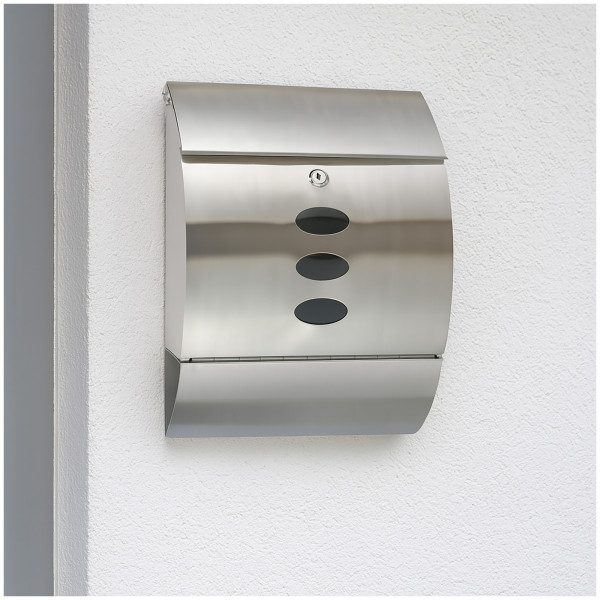 HTI-Living aus Edelstahl Briefkasten