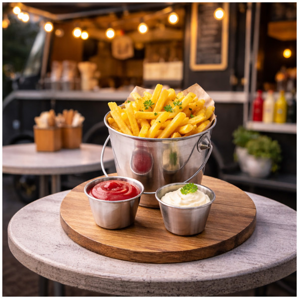 EIMER MIT GRIFF 3ER SET 1X 11 CM / 2X 5.5 CM IM F