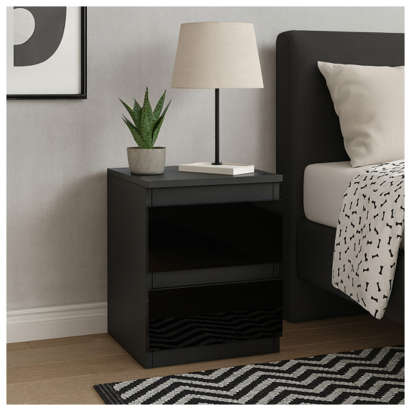 Nachtschrank Kenji schwarz