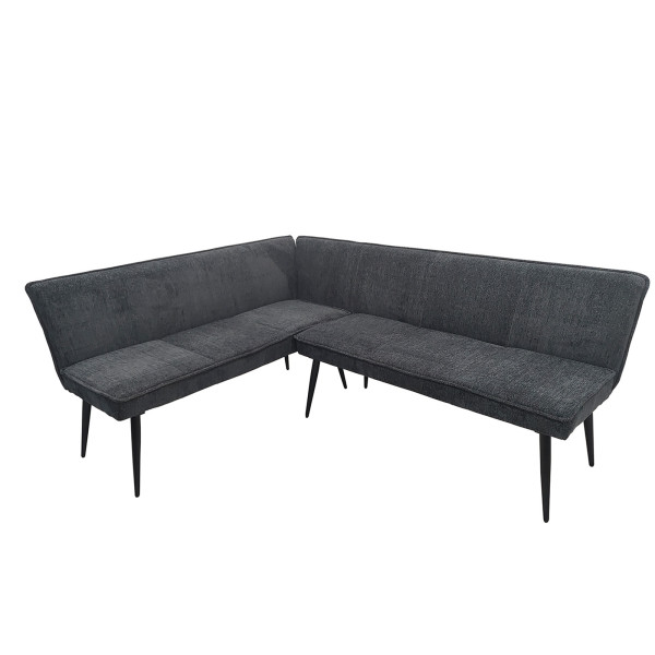 HTI-Living Mesilla kurzer Schenkel rechts Eckbank 195 x 154 cm Anthrazit