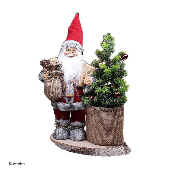 Weihnachtsmann h30cm 6-sort