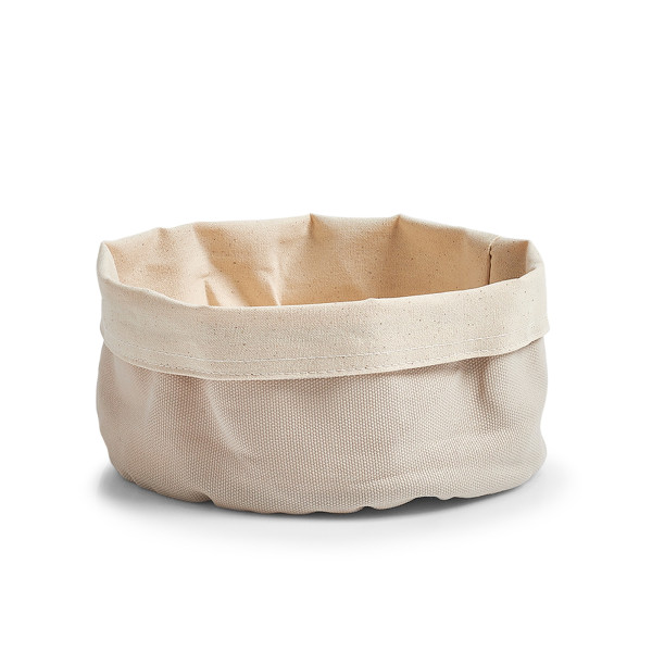 Brotbeutel, rund, Baumwolle, creme