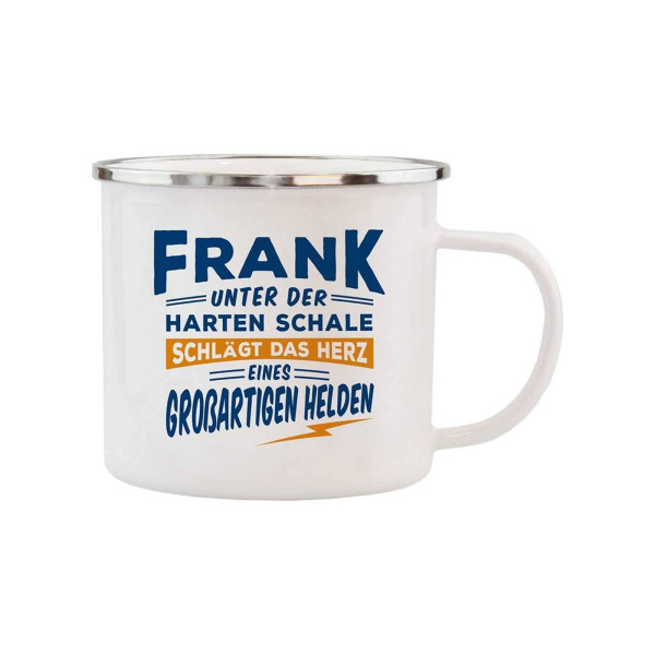 HTI-Living Frank Echter Kerl Emaille Becher