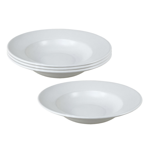 Pastateller Antonia weiß Keramik 4er Set