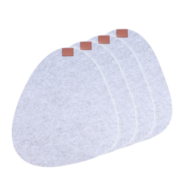 esmerina® 4er Set Platzsets oval, Filz
