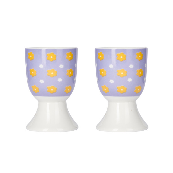 KitchenCraft Eierbecher Gänseblümchen 2er-Set