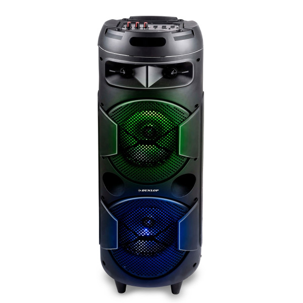 Dunlop Bluetooth Karaoke-Lautsprecher 2x 20 W