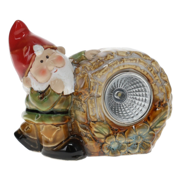 SOLAR GARTENZWERG 8CM 4 SORT.