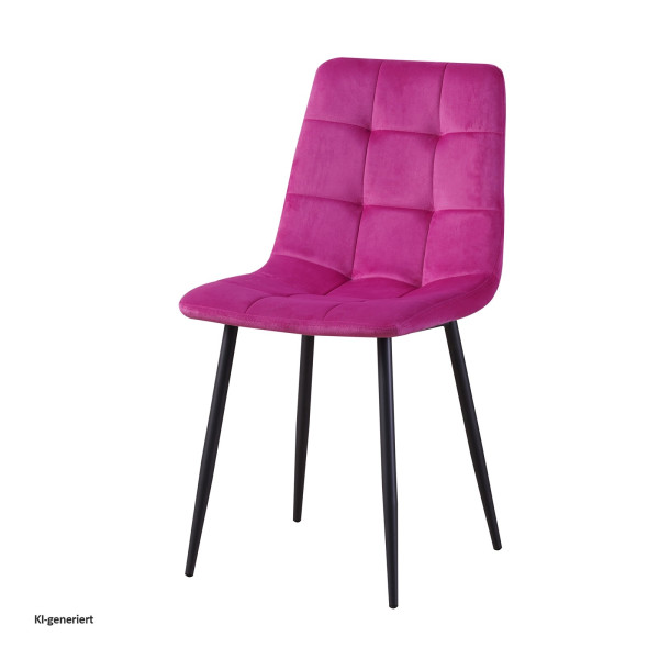 Stuhl Mesa Velvet pink