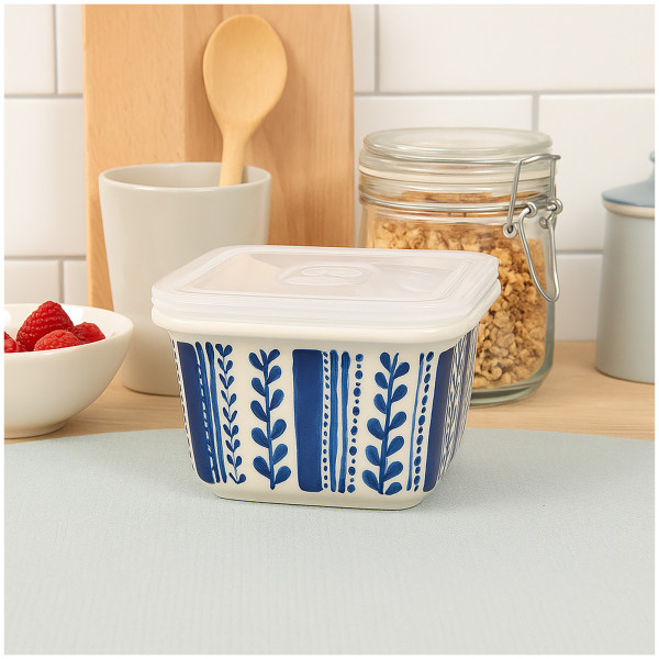 Neuetischkultur Landhaus Schüssel mit Deckel 0,8 Liter