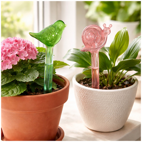 Wasserspeicher Nessa, Schnecke und Vogel, 2teilig